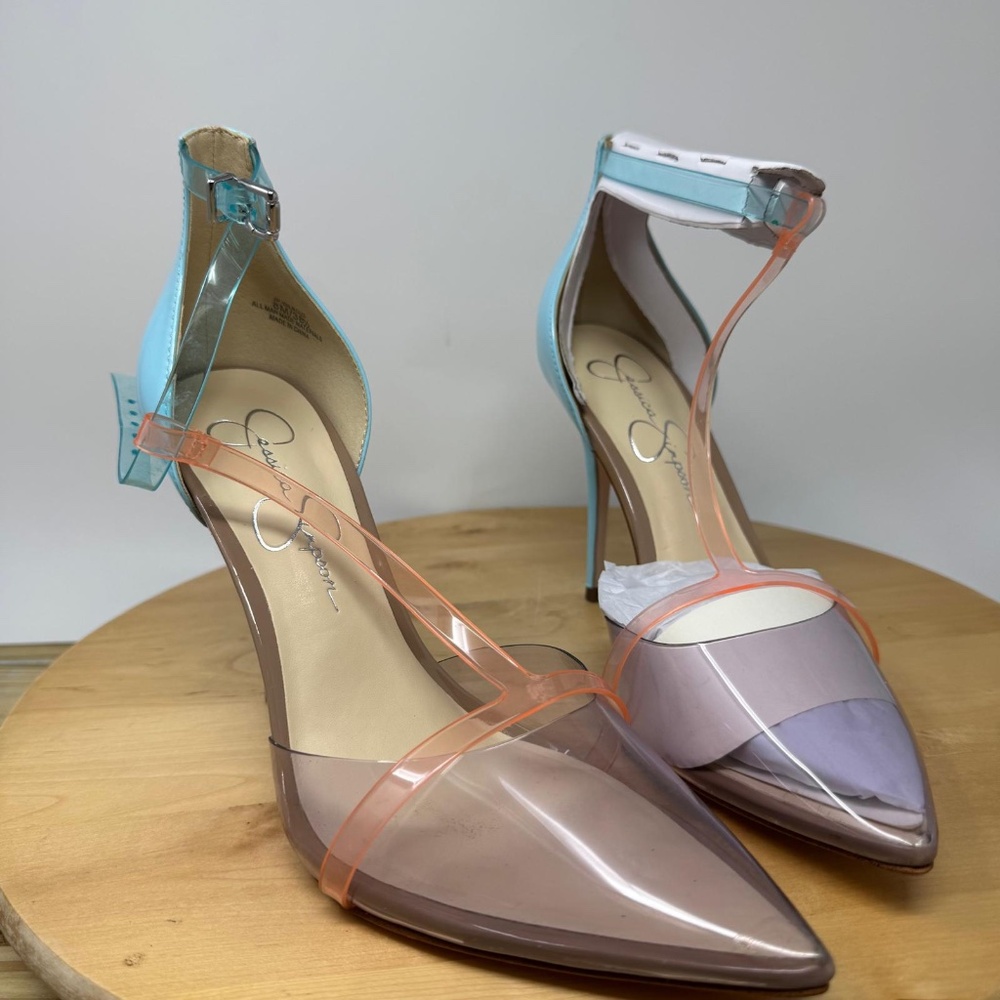 Clear Jessica Simpson Heels